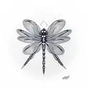 Dragonfly tattoo design idea