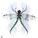 Dragonfly tattoo design idea