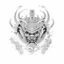 raijin  tattoo design idea