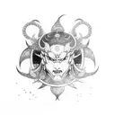 raijin  tattoo design idea