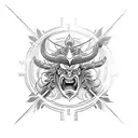 raijin  tattoo design idea