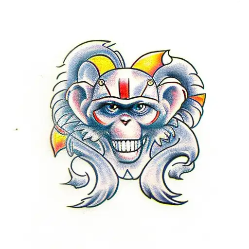 Harley davidson monkeys tattoo design idea
