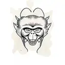 Harley davidson monkeys tattoo design idea