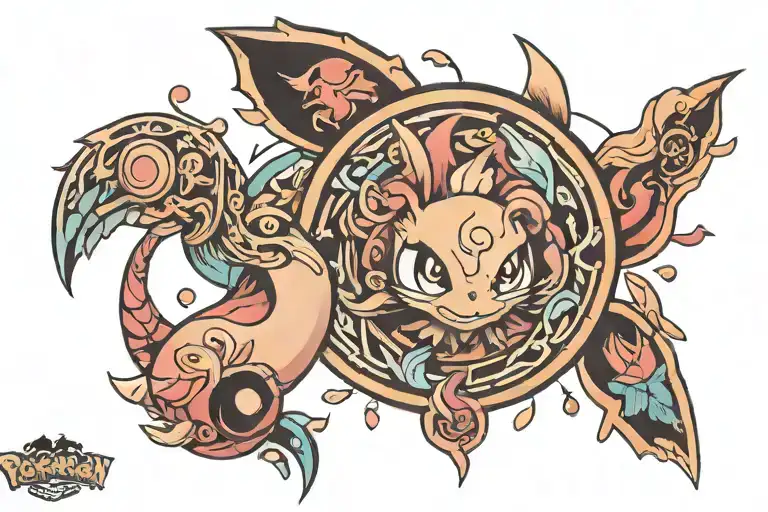 Womb Tattoo pokemon tattoo design idea