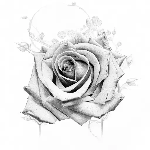 Roses Titan tattoo design idea