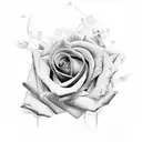 Roses Titan tattoo design idea