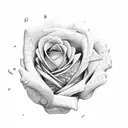 Roses Titan tattoo design idea