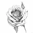 Roses Titan tattoo design idea