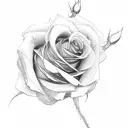 Roses Titan tattoo design idea