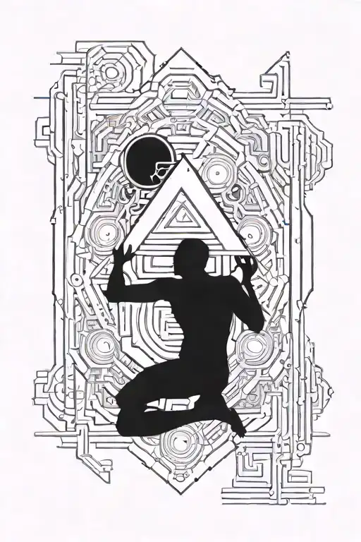 Design a tattoo inspired by ancient covenants or promises and that there is no turning back. Add the word Baba somewhere tattoo design idea