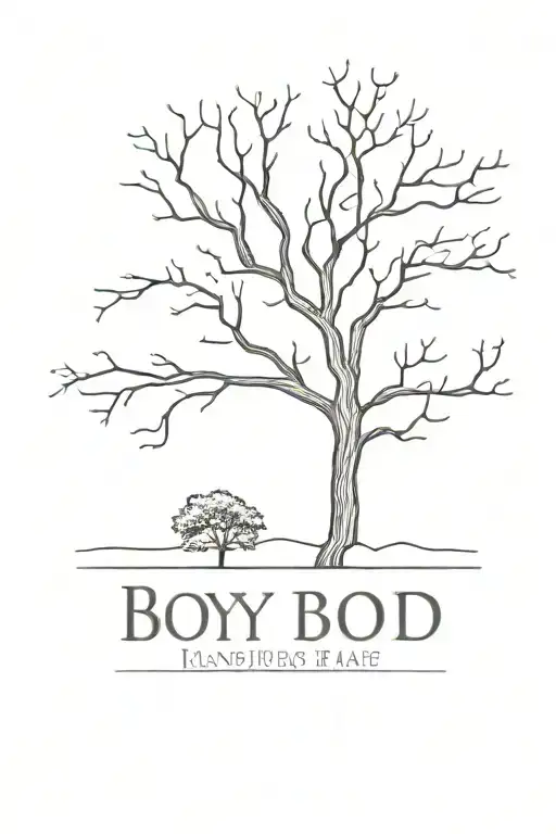 Boyd last name and a tree tattoo design idea