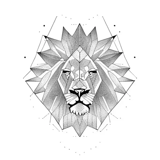 lion of God tattoo design idea