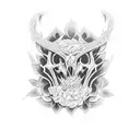 ethel cain, cross tattoo design idea