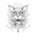 Casper tattoo design idea