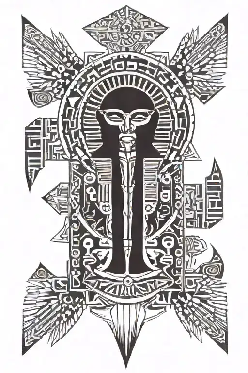 Egyptian  tattoo design idea