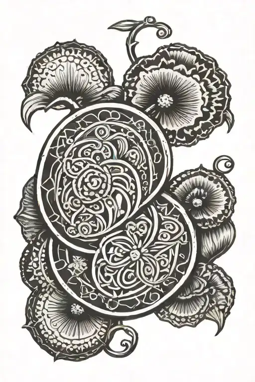 lucky penny design tattoo design idea