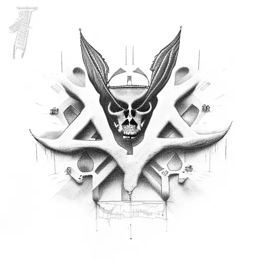 Create a tattoo design inspired by the lyrics or album artwork of System of a Down tattoo design idea