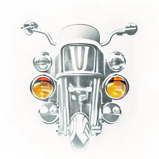 honda shadow 750 tattoo design idea