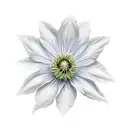 Clematis tattoo design idea