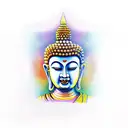Buddha tattoo design idea