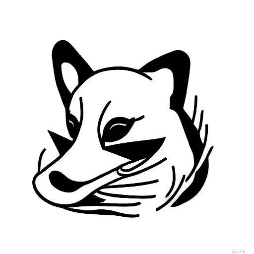 tattoo design with a redpanda, duck, turtle and a chameleon tattoo design idea