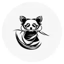 tattoo design with a redpanda, duck, turtle and a chameleon tattoo design idea