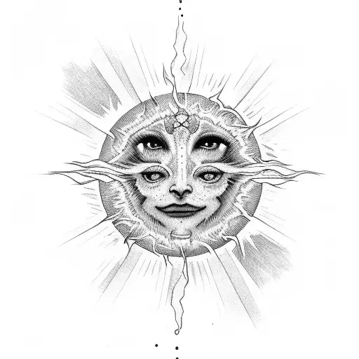 The Sun Goes Down, I Feel The Light Betray Me tattoo design idea