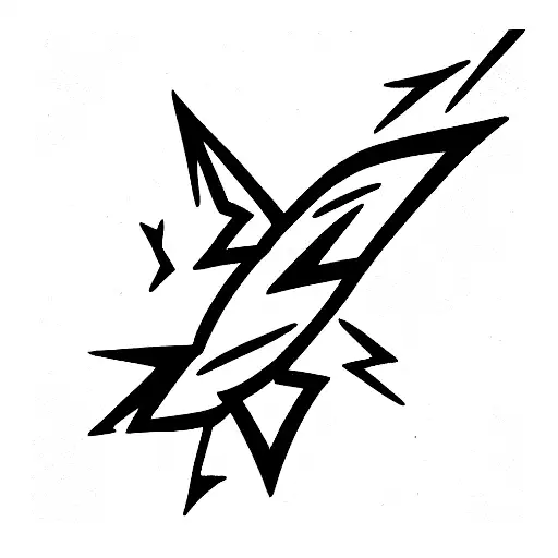 grateful dead lightning bolt tattoo design idea