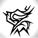 grateful dead lightning bolt tattoo design idea