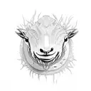eels sheep tattoo design idea