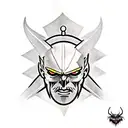 Witcher with Dovakin from Skyrim  tattoo design idea