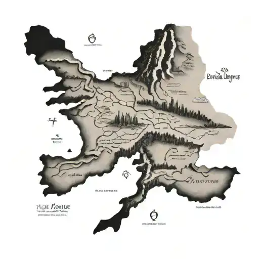91+ Map Of Middle Earth Tattoo Ideas in 2025 - BlackInk AI