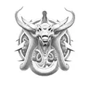  Jörmungandr tattoo design idea