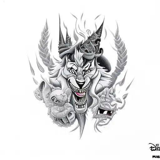 all of Disney's villains tattoo design idea