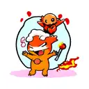 Charmander cooking  tattoo design idea