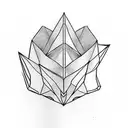 paper plane tattoo design idea