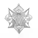 paper plane tattoo design idea