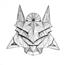 paper plane tattoo design idea