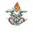 hell and toxic  tattoo design idea