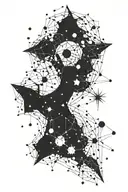 orion constellation tattoo design idea