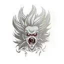 Zombie Goku tattoo design idea