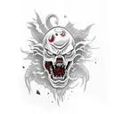 Zombie Goku tattoo design idea