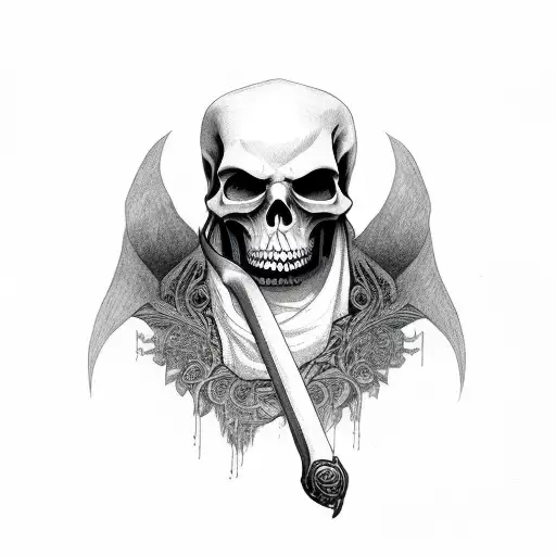 Grim Reaper tattoo design idea