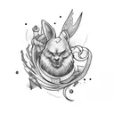 nostale tattoo design idea