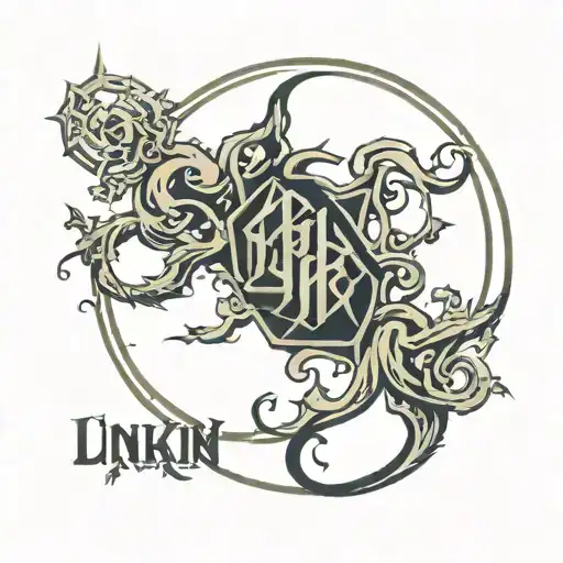 linkin park logo tattoo design idea