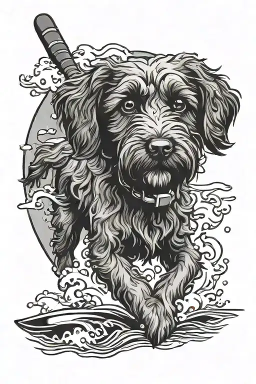minnesota, daughter, son, wife, aussiedoodle, Washington DC, New York City, New Jersey, Seoul, waterskiing, wakeboarding tattoo design idea