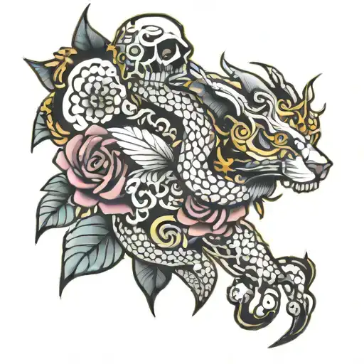 y2k tattoo design idea