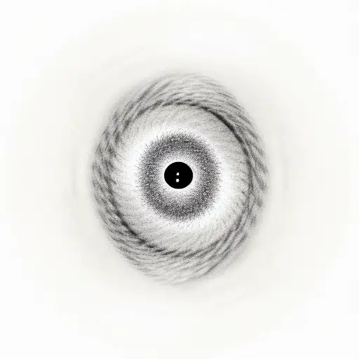 men falling into a black hole tattoo design idea