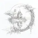 take me to the lakes where all the poets died. i will go to secret gardens in my mind. people need a key to get to. only tattoo design idea