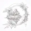 take me to the lakes where all the poets died. i will go to secret gardens in my mind. people need a key to get to. only tattoo design idea